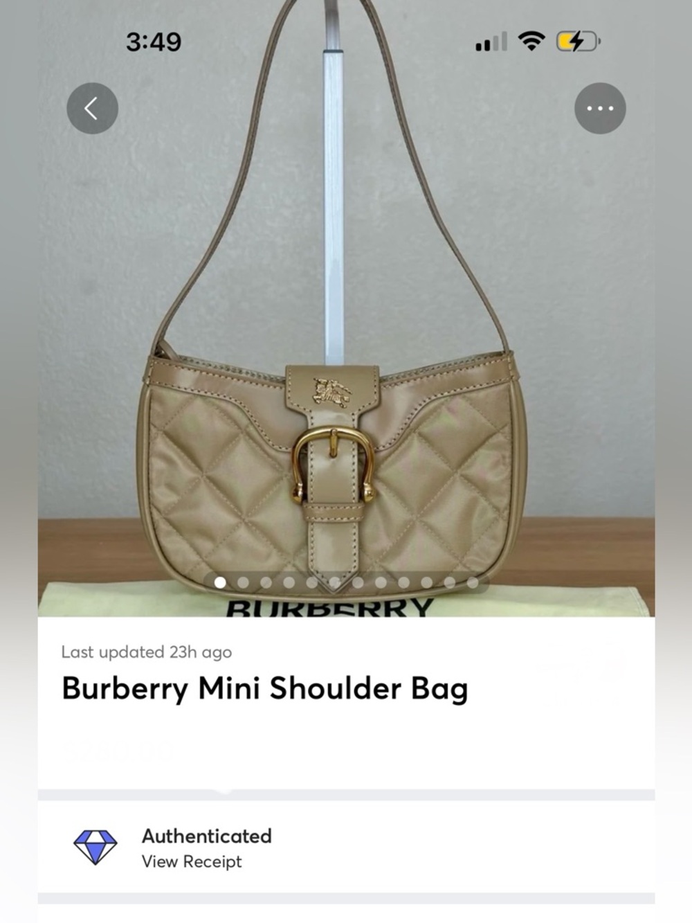 Burberry Mini Shoulder Bag - Picture 3 of 15